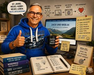 Website mit Webhosting und WordPress – verrückte Idee